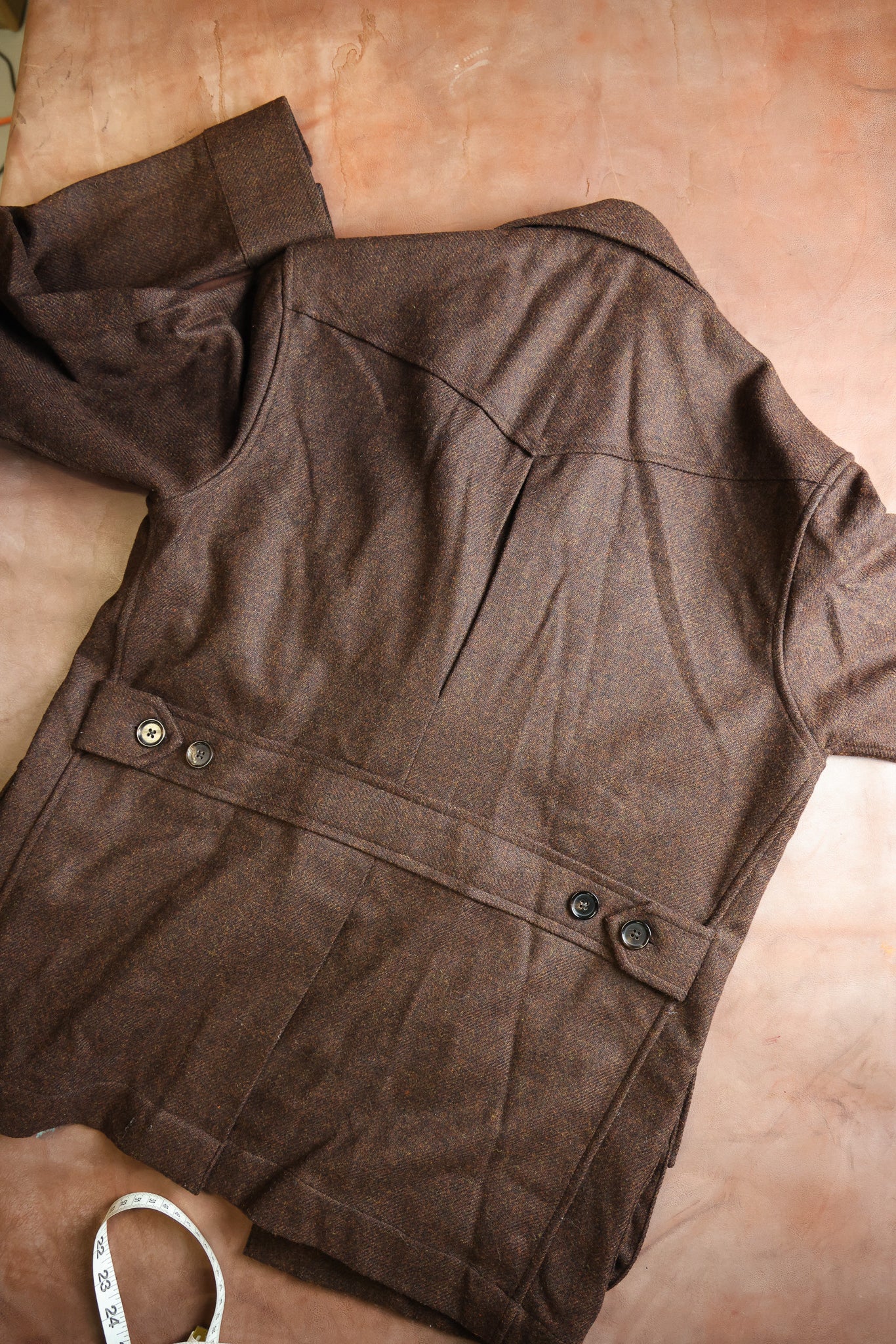Yeossal - Jungle Jacket - Brown Medley Wool