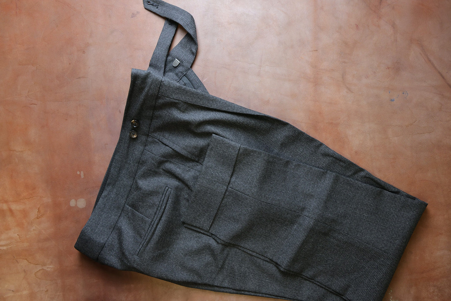 Costume SuitSupply - Chambray bleu à trois boutons