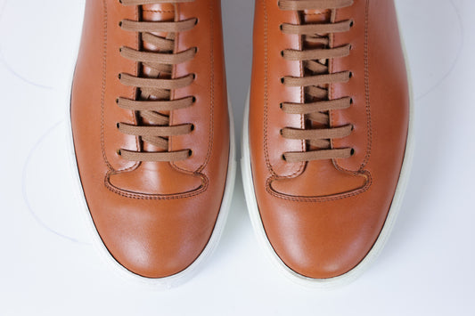 Olympia Sneaker - Pumpkin Calf / White Sole - PRE ORDER