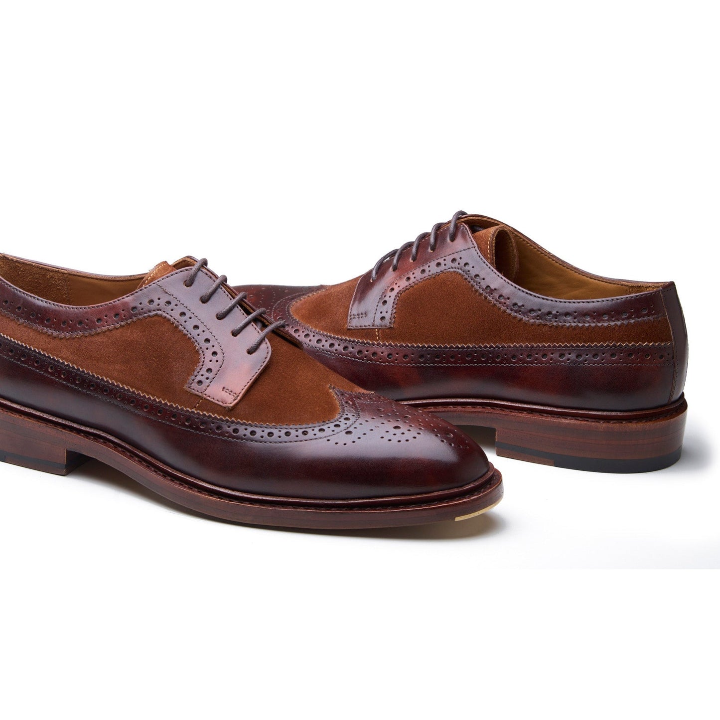 Raife - Longwing Derby - Chestnut Museum and Calf Suede