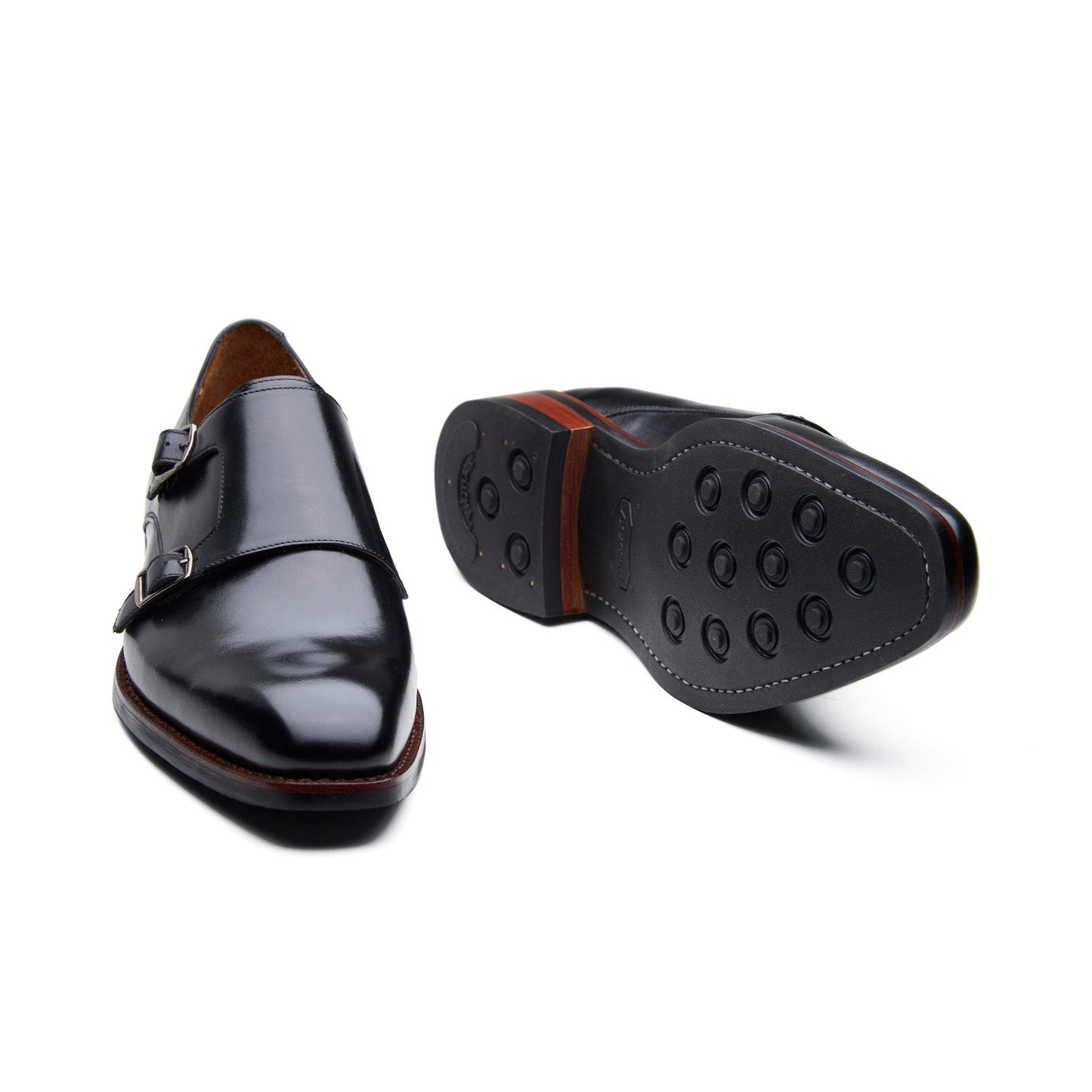 Velar-X - Double Monk Strap - Black Hidro Pull Up