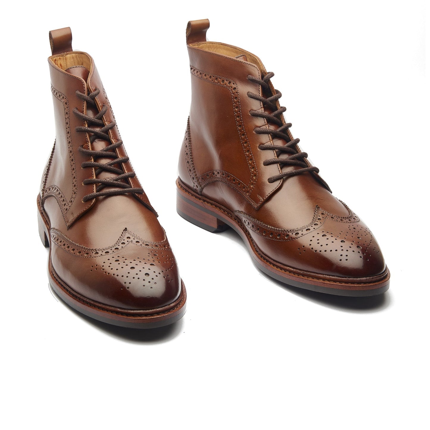 Lewinsky - Wingtip Derby Boot - Walnut Tan