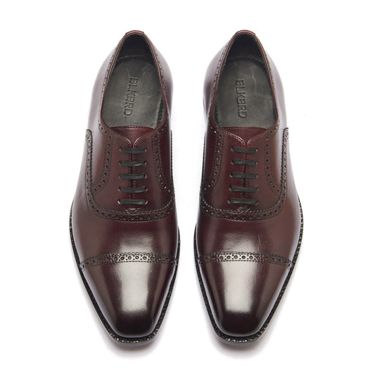 Bemer - Quarter Brogue Oxford - Burgundy