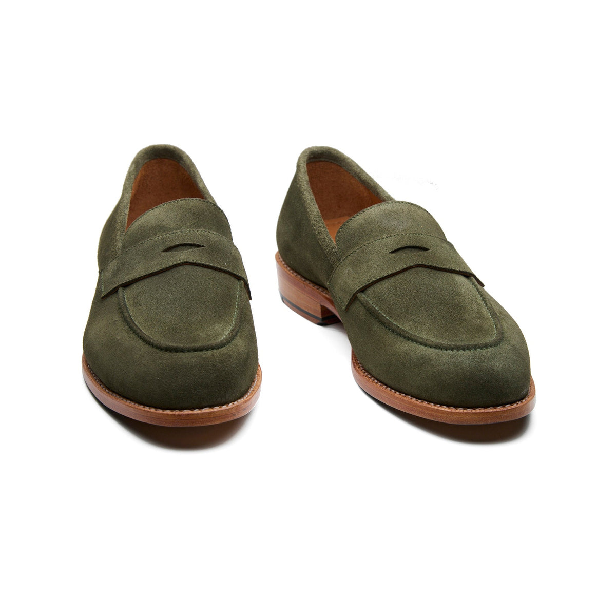 Aurus - Penny Loafer - Grass Suede