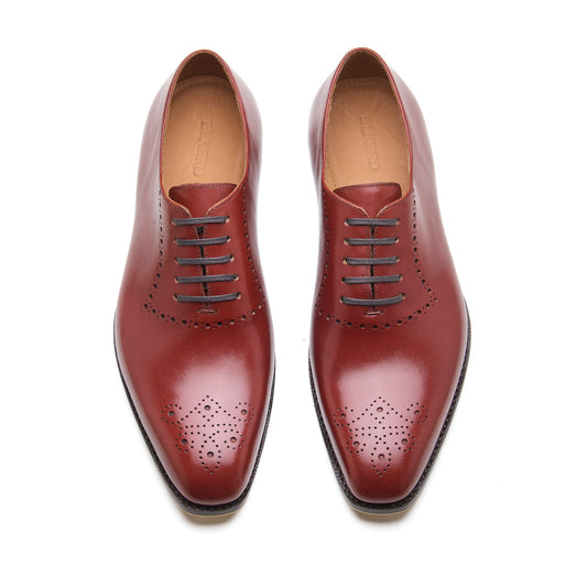 Constello - Seamless Faux Adelaide Whole Cut Oxford - London Tan Calf