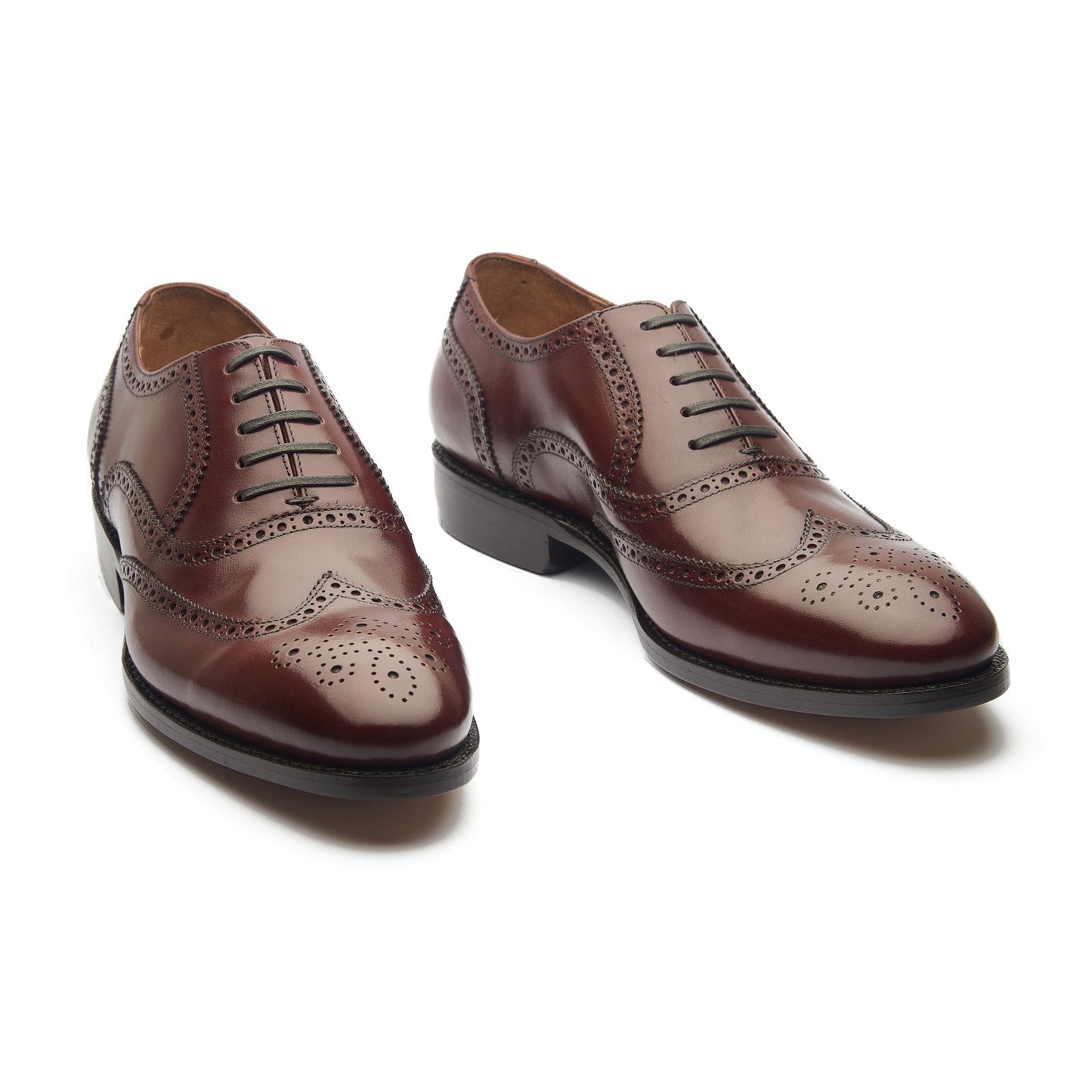Marcell - Oxford Brogue completo - Piel de becerro color canela de Londres