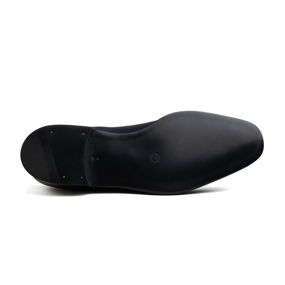 Enzo Bonafe - 3 Eyelet Wholecut Oxford - Greyish Black Calf