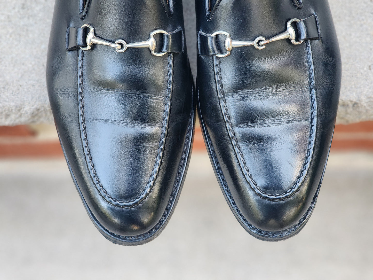 J.FitzPatrick - Mocassins à mors en daim - Marron foncé