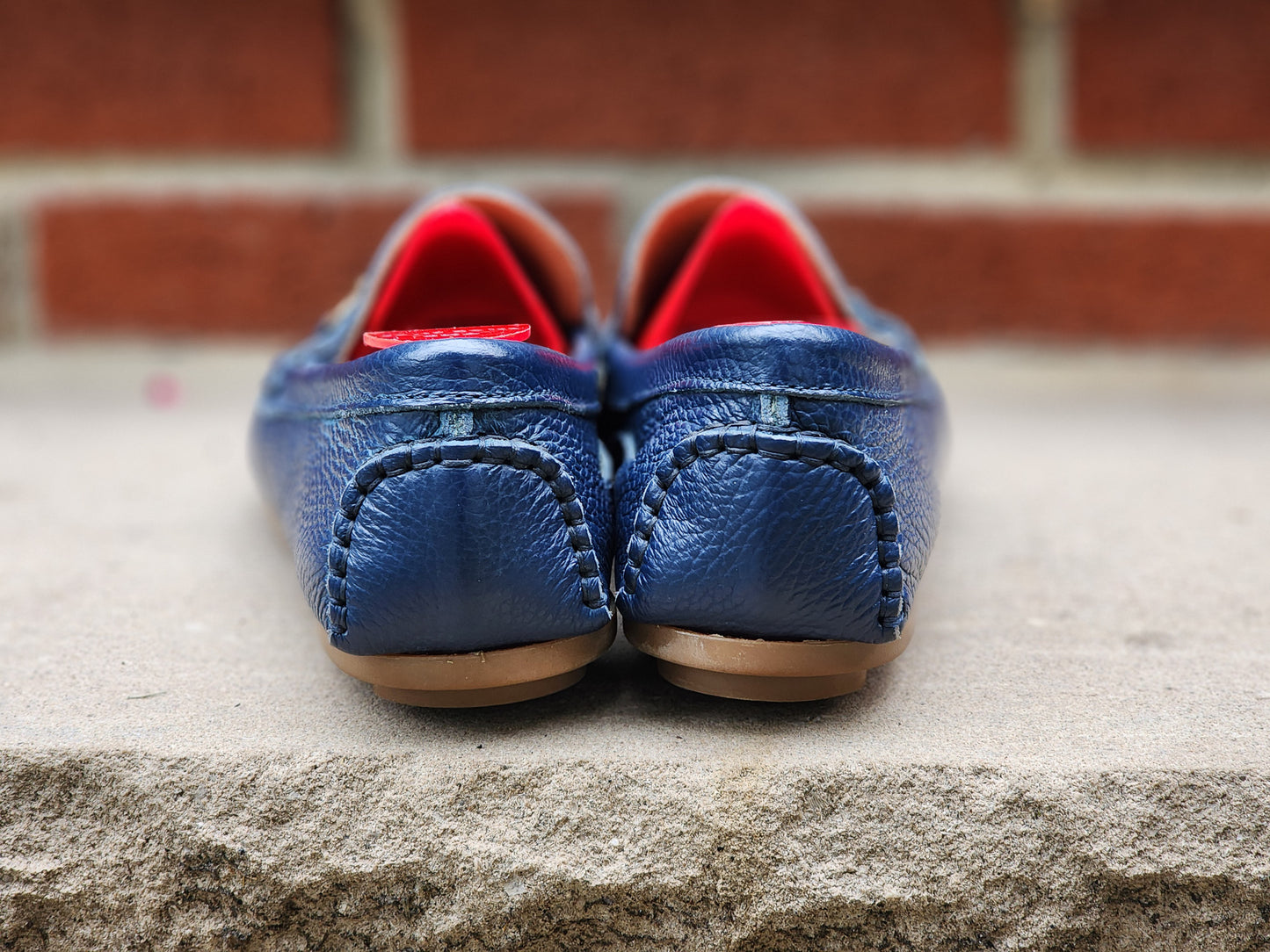 J.FitzPatrick - Driving Loafers - Blue Soft Grain - US 7