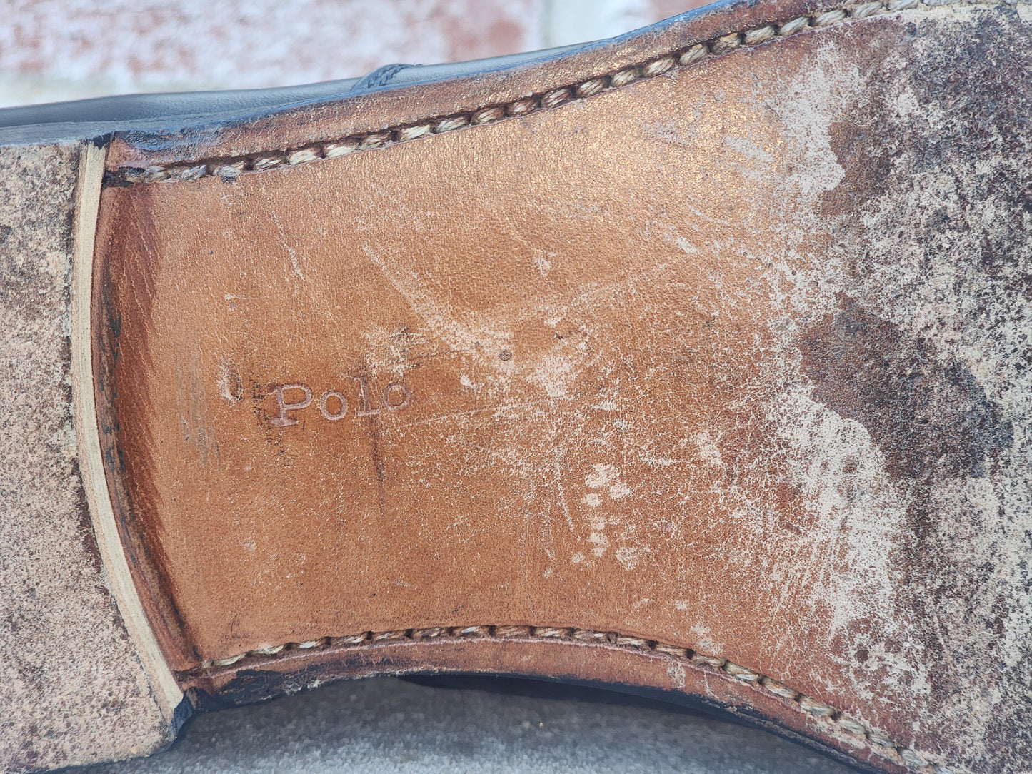 Ralph Lauren - Cap Toe Oxford - Black Calf - US 7.5