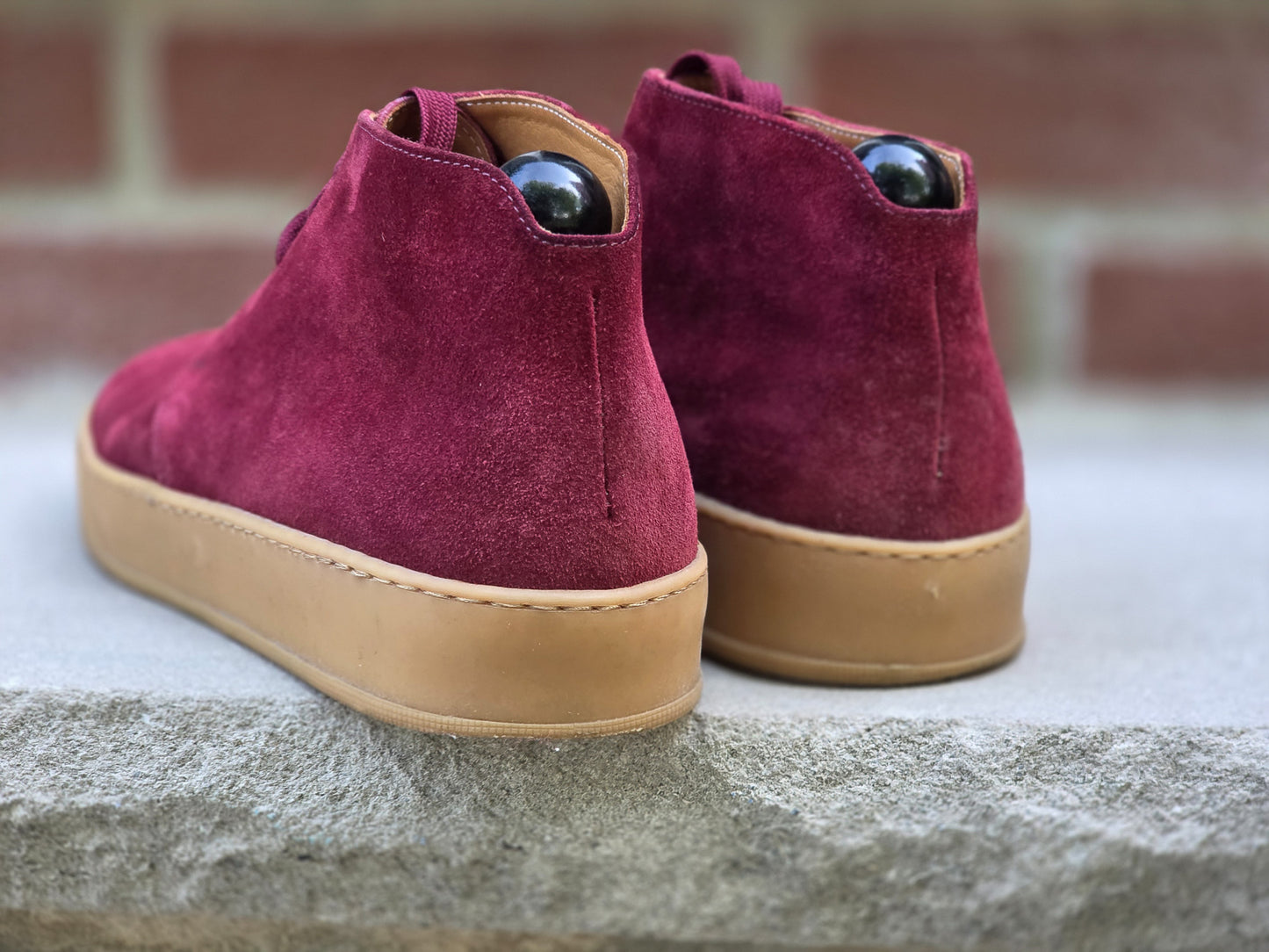 J.FitzPatrick - Chukka Sneaker - Burgundy Suede - US 7