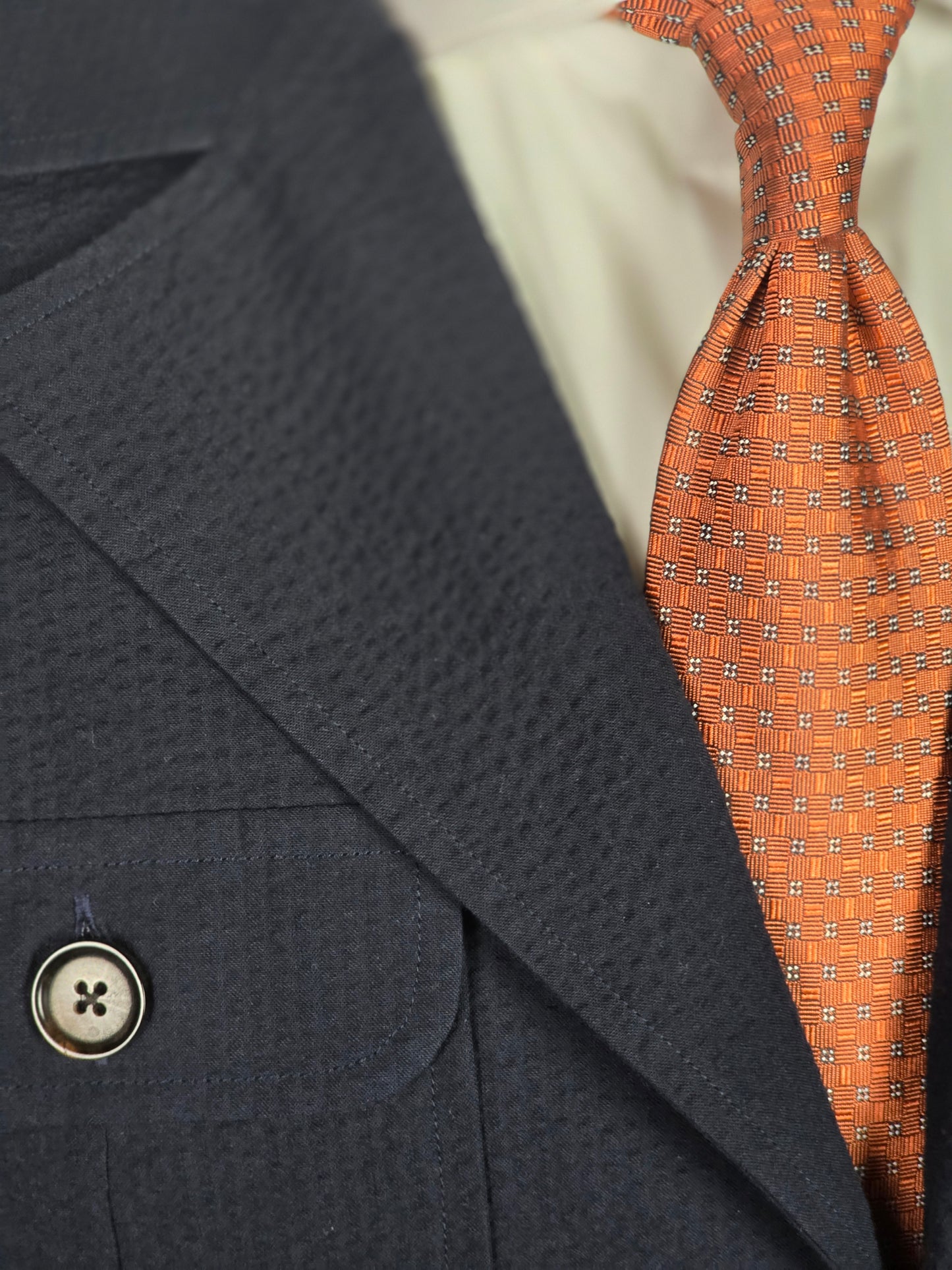 Traje SuitSupply - Azul chambray de tres botones