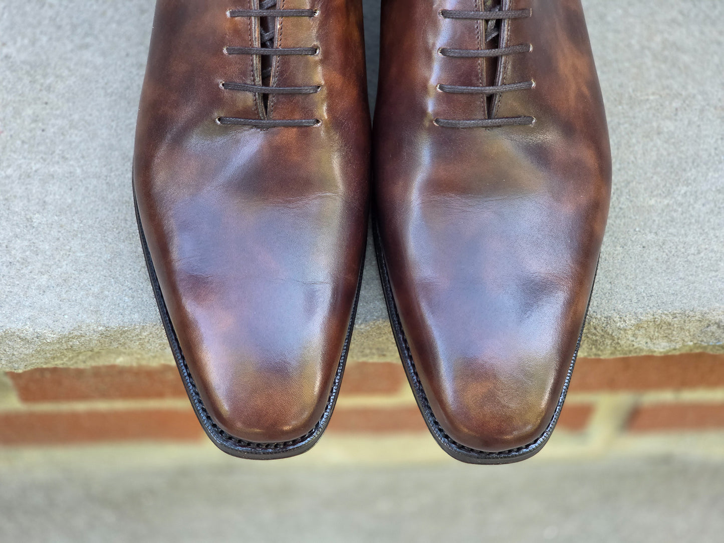 Bridlen - Whole Cut Oxford - Brown Museum Calf - US 7.5