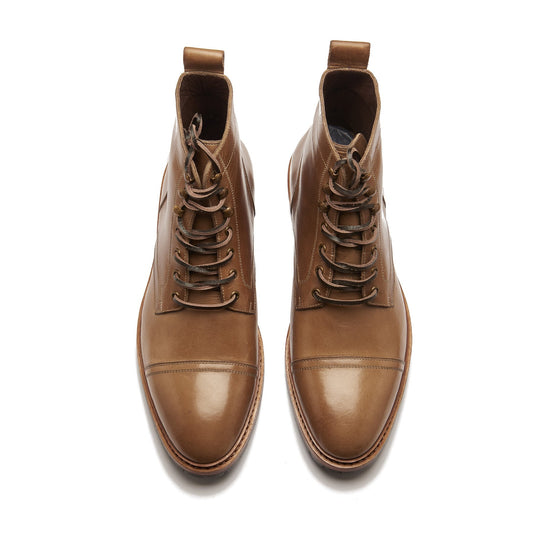 Dixon – Cap-Toe Derby Boot – Natural Horween Chromexcel