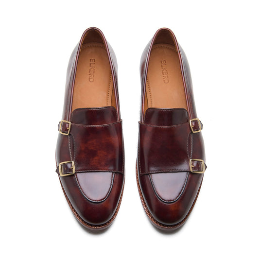 Myron - Monk Strap Loafer - Chestnut Museum Calf