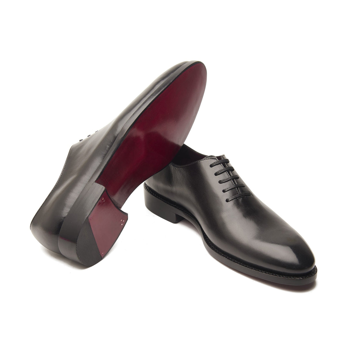 Constance-X - Seamless Whole Cut Oxford - Black Calf