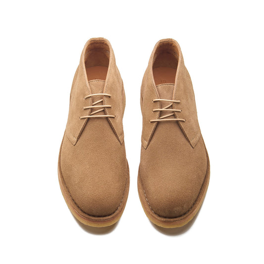 Kingston – Desert Boot – Beige Kudu Reverse Suede