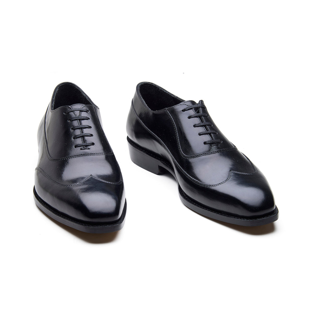 Jürgen-Z - Spiral Austerity Wingtip Oxford - Black Calf