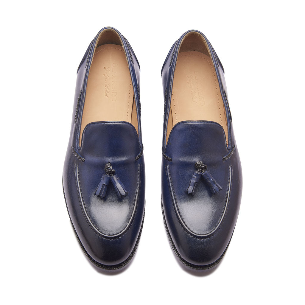 Royce, Goodyear welted Tassel Loafer top view