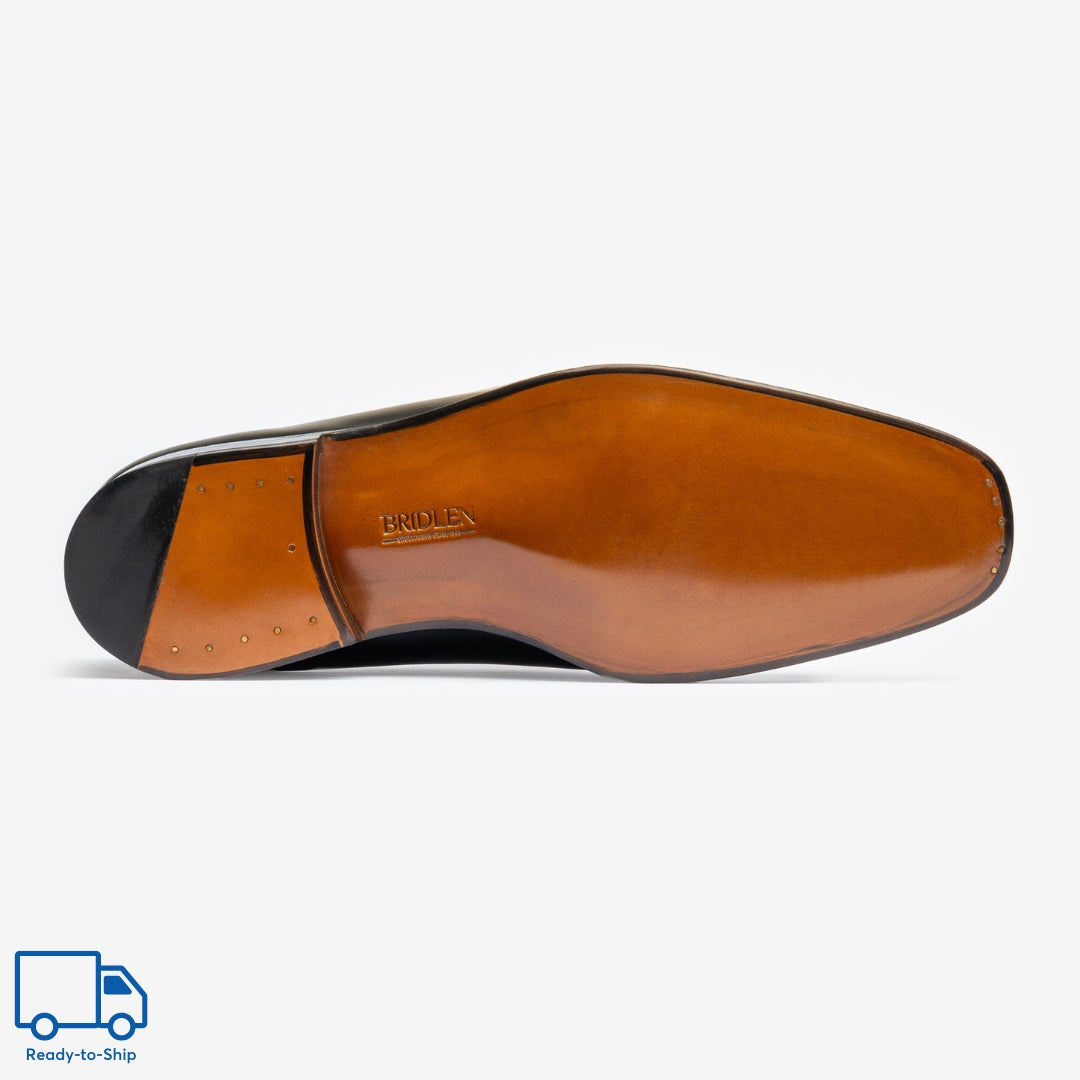 Mocasín Penny Loafer - Negro - Horma de ciervo - Listo para usar