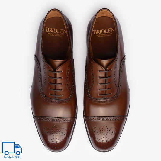 Oxford semi-brogue - Marrón - Horma Char - Listo para usar