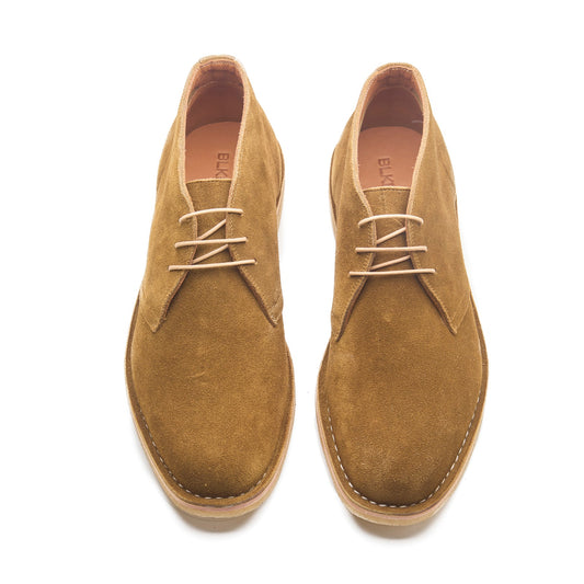 Kingston – Desert Boot – Caper Green Kudu Reverse Suede