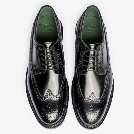 Longwing Derby - Black Shell Cordovan - Rui Last - Founders 25