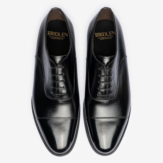 Straight Tip Oxford - Black - Zip Last - Founders 25
