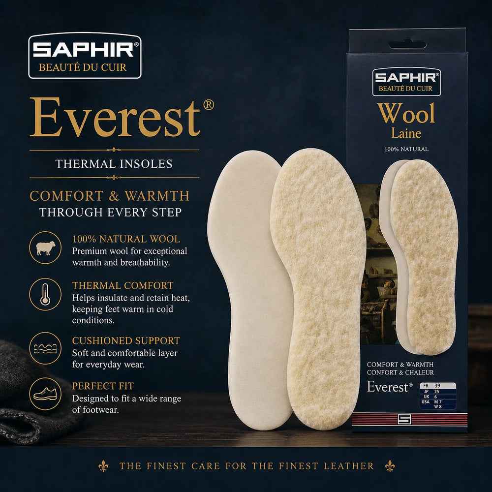 Saphir Beauté du Cuir Everest Wool Insoles (DS)