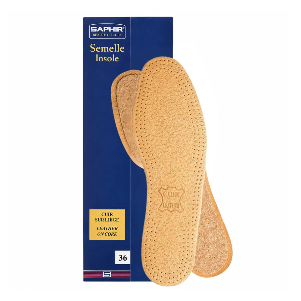 Saphir Beauté du Cuir Leather & Cork Insoles (DS)