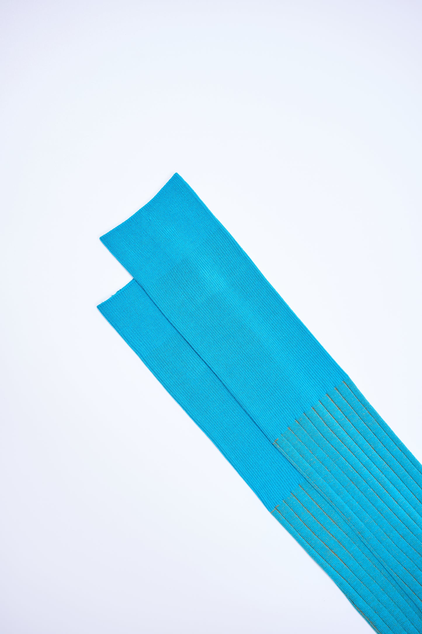 Twinkima.G - Egyptian Cotton Socks - Turquoise Striped (OTC)