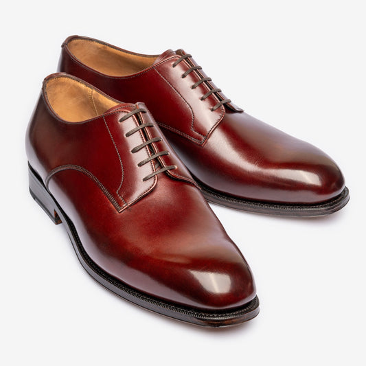 Plain Derby - Burgundy - Char Last - MTO