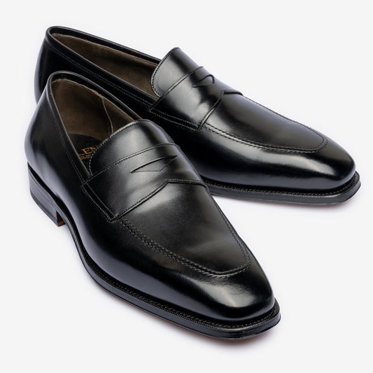 Penny Loafer - Black - Deer Last - MTO