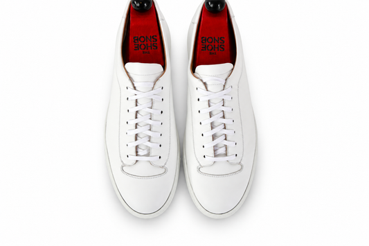 Olympia Sneaker – White Calf