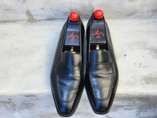 J.FitzPatrick / Black Penny Loafers image 1