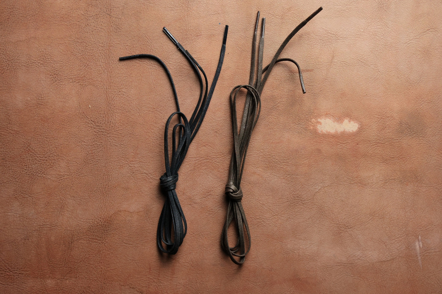 Flat Waxed Cotton Shoelaces