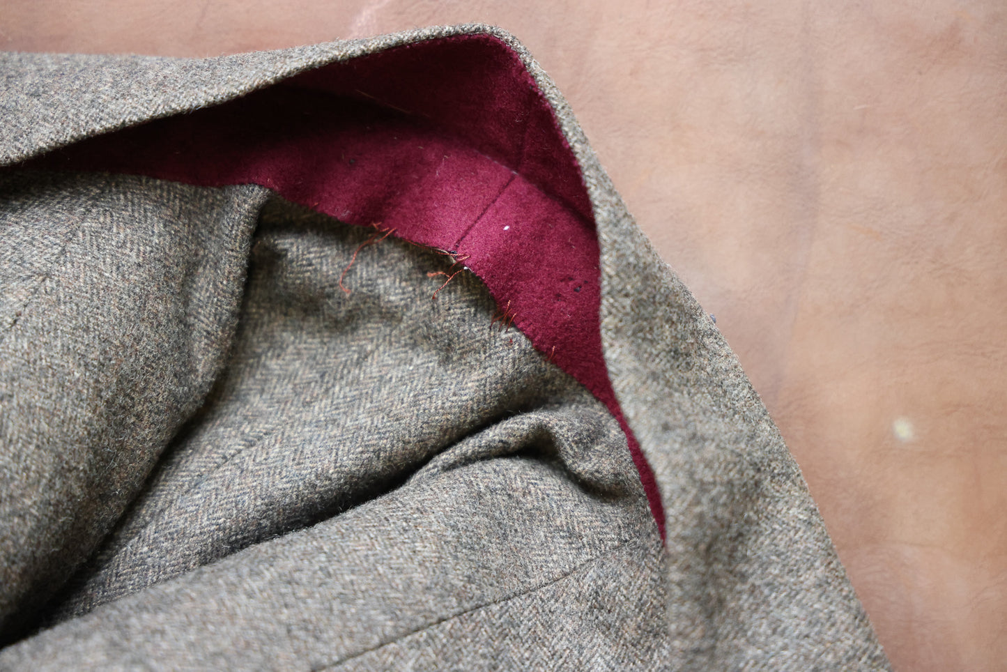 Bespoke - Three Piece Suit - Light Brown Wool