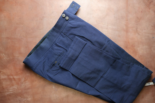 J.Mueser - Two Button Suit - Navy Seersucker
