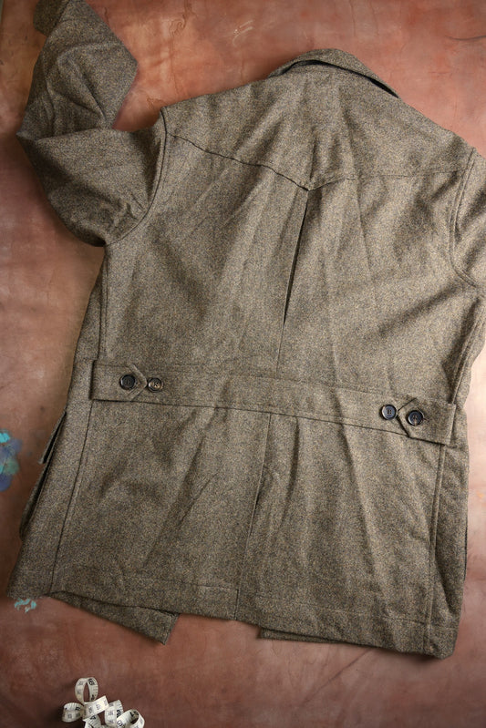 Yeossal - Jungle Jacket - Brown Donegal