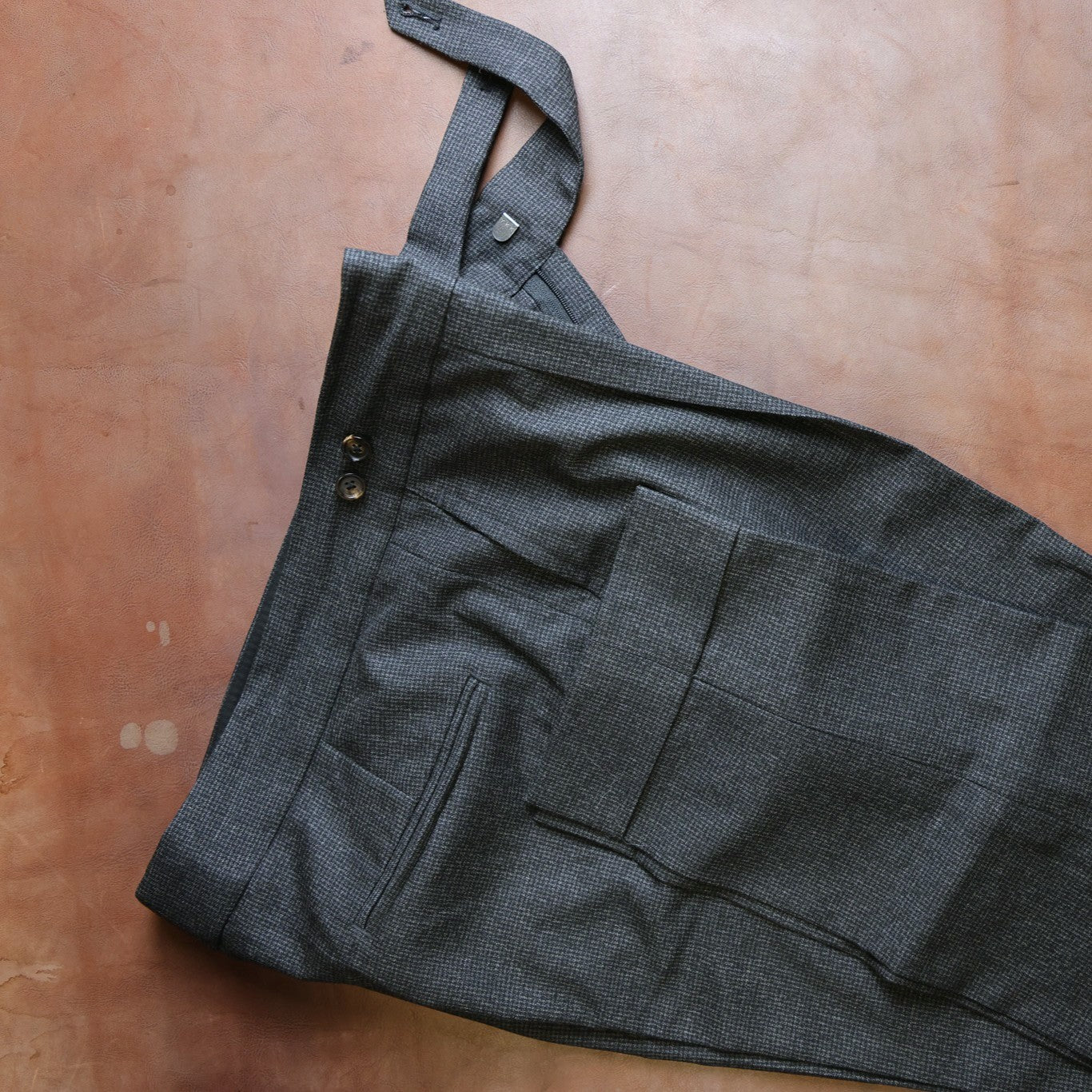 Costume SuitSupply - Chambray bleu à trois boutons