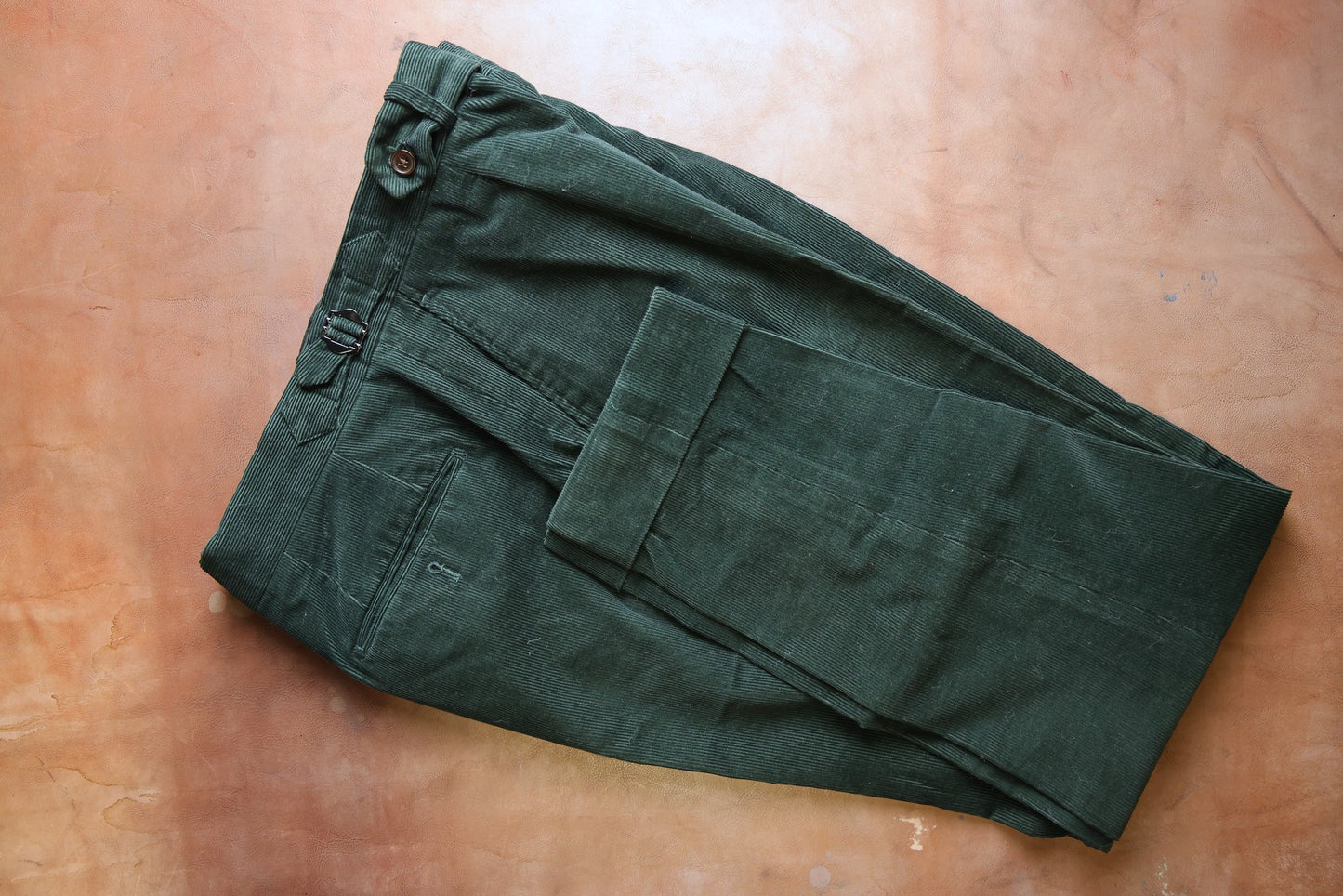 Spier & Mackay - Corduroy Trousers - Dark Green - 35 in