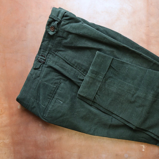 Spier & Mackay - Corduroy Trousers - Dark Green - 35 in