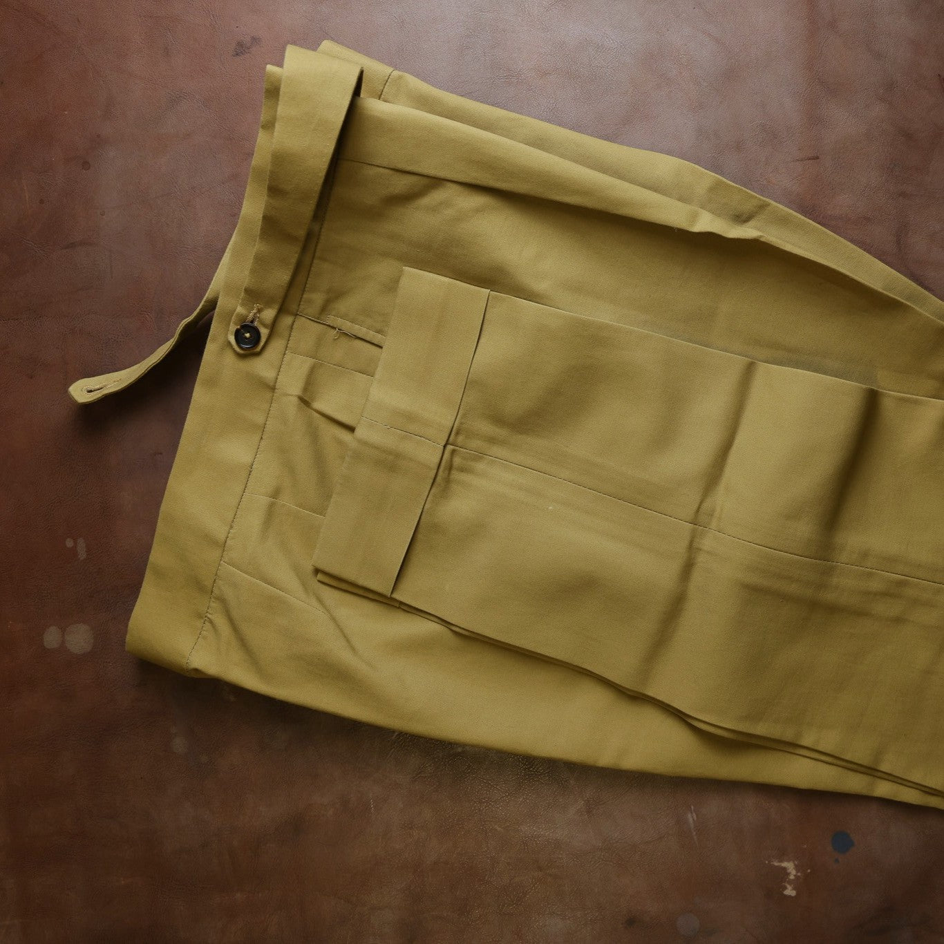 Yeossal - Double Gurkha Trousers - Tan - 35 in