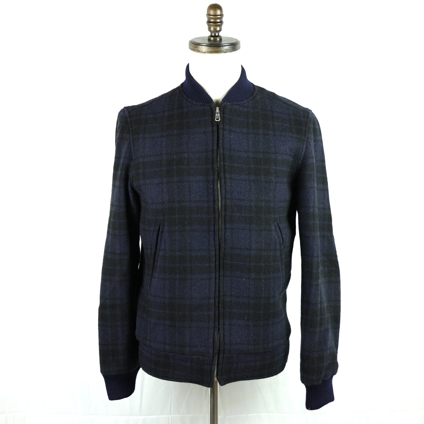 Timothy Everest - Bomber Jacket - Black & Blue Check