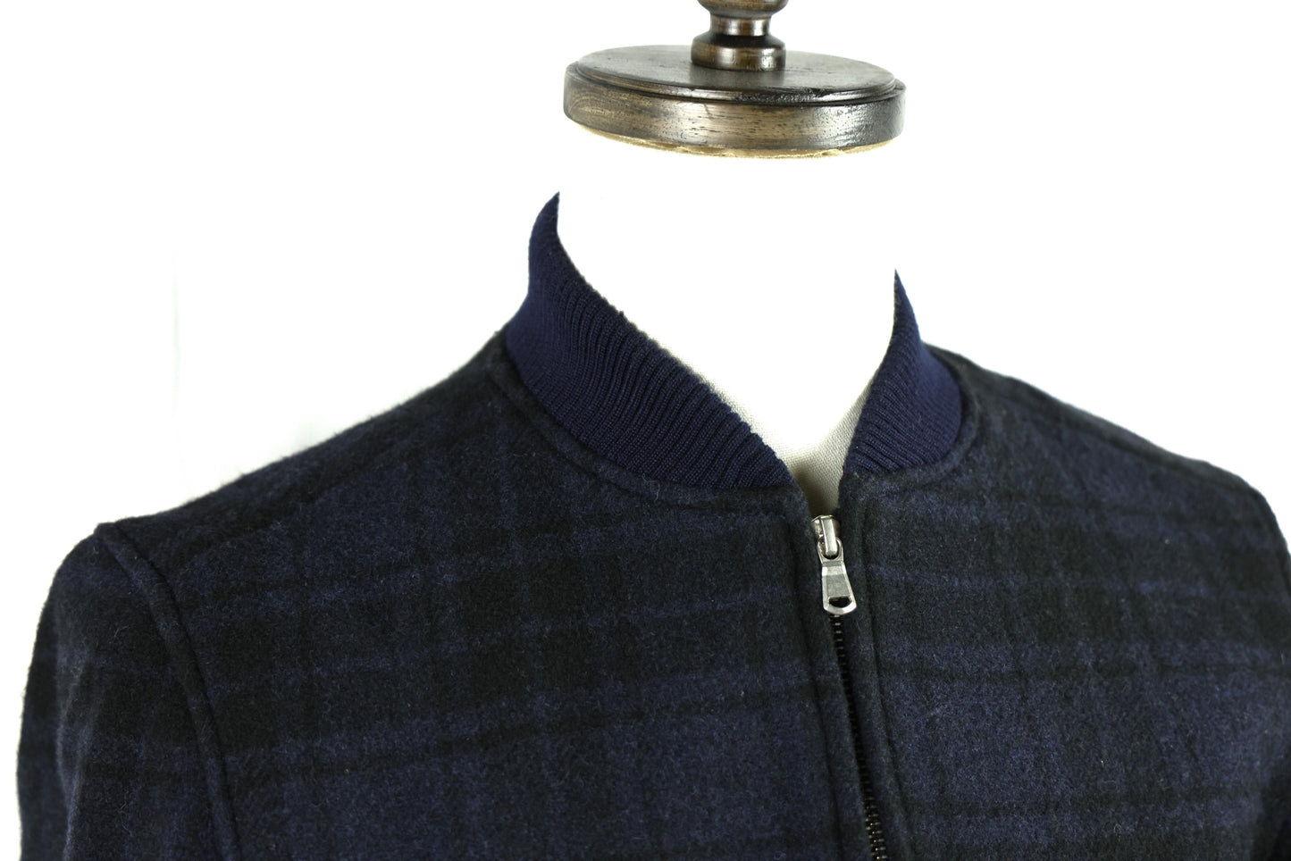 Timothy Everest - Bomber Jacket - Black & Blue Check