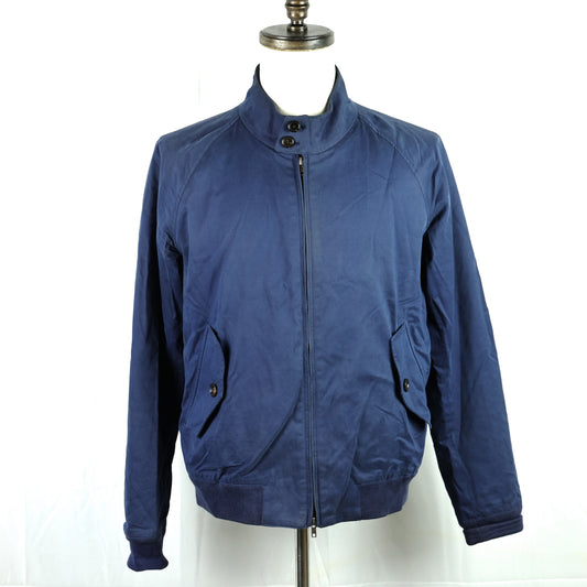 SuitSupply - Harrington Jacket - Blue Cotton/Cashmere