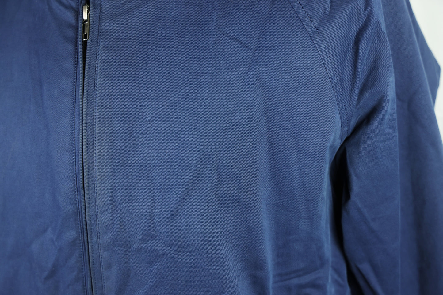 SuitSupply - Harrington Jacket - Blue Cotton/Cashmere