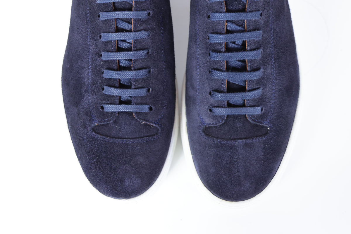 Olympia Sneaker - Navy Suede / White Sole - PRE ORDER