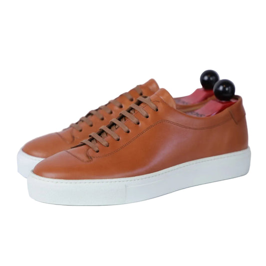 Olympia Sneaker - Pumpkin Calf / White Sole - PRE ORDER