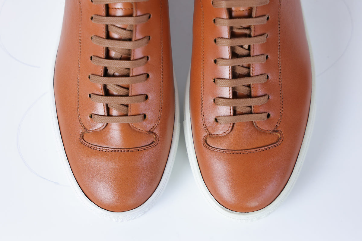 Olympia Sneaker - Pumpkin Calf / White Sole - PRE ORDER